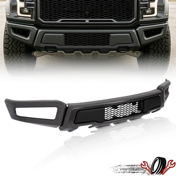Steel Front Bumper Assembly For 2018 2019 2020 Ford F150 Raptor Style Gray