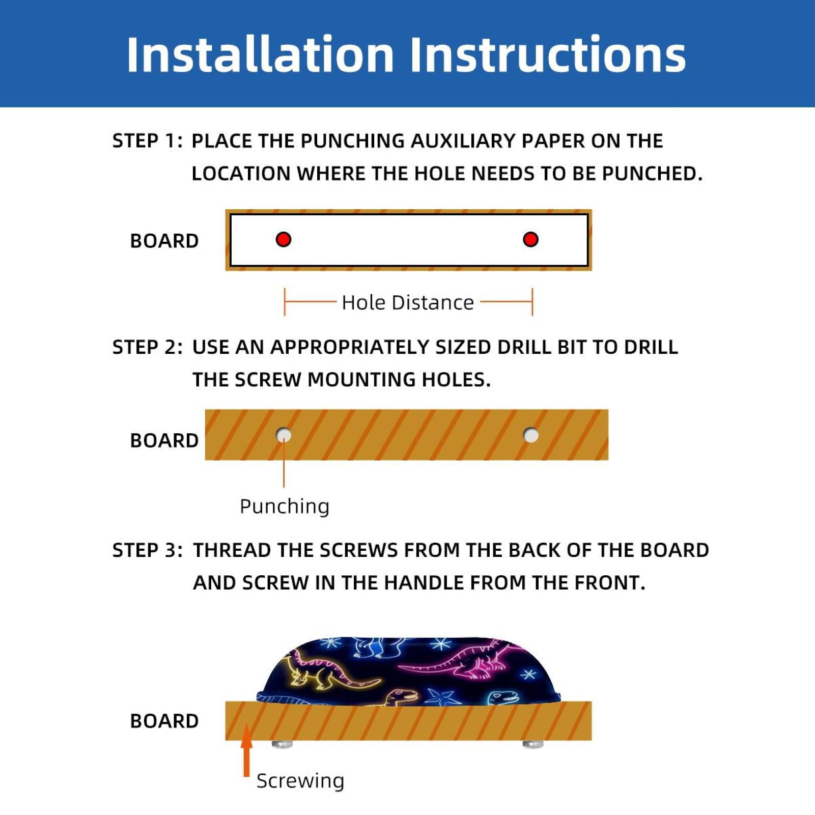 PhooArto 6 Pcs Cup Drawer Pulls, Neon Dinosaur Funny Pattern Shell Shape Handles Cabinet Knobs for Dresser Cupboard Closet Wardrobe with Screws