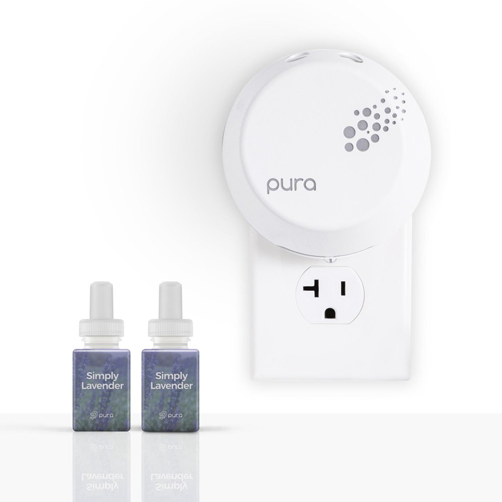 Pura Smart Home Fragrance Device Starter Kit, Simply Lavender with