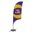thumbnail image 1 of Showdown Displays 810029LSU-003 7,5 Pi. LSU Tigres Drapeau NCAA de Plume de Rasoir avec Base Croisée - N°003, 1 of 1