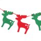 thumbnail image 5 of 10 piezas Estandarte de Alce Navidad Yuyangstore Decoración de fiesta Color rojo verde, 5 of 8