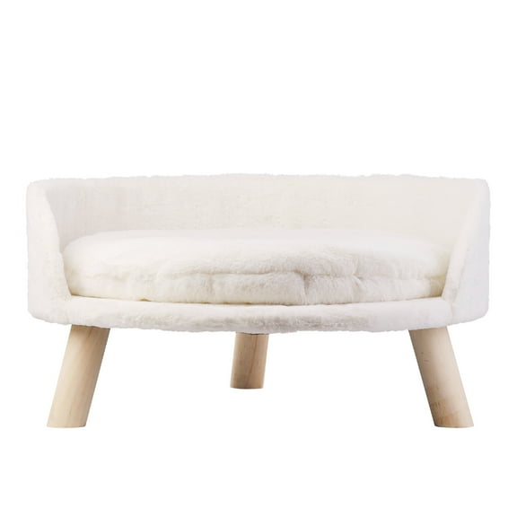 YKITRD Cat and dog universal removable washable soft cushion pet sofa bed, comfortable couch for puppies and kittens, home pet sofa design, lounge cushion for cats and dogs