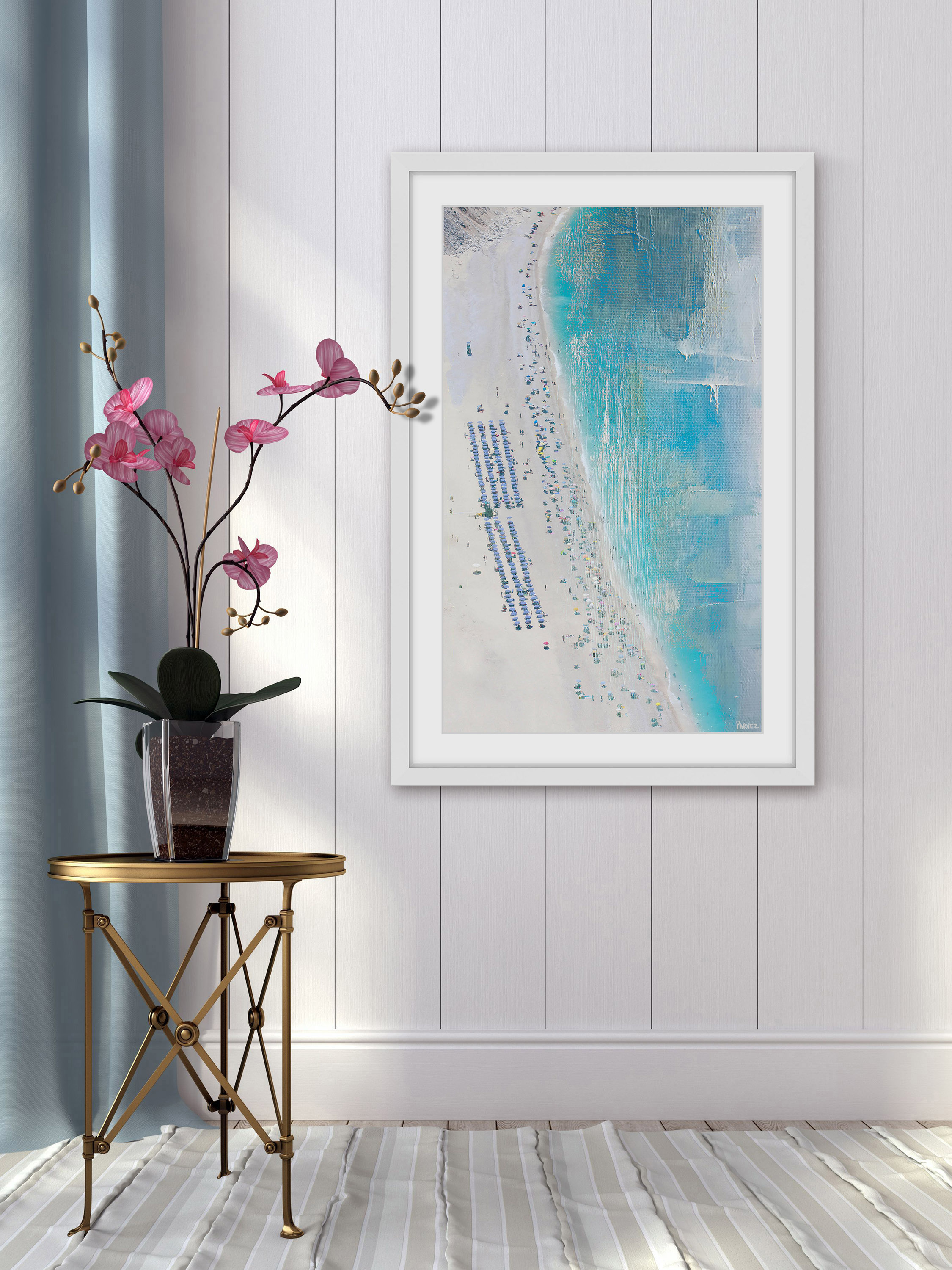 Parvez Taj "The Coast" Framed Painting Art Print