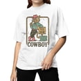 thumbnail image 2 of Yee Haw Cat Cowboy Graphic Women's T-shirt, 2 of 3