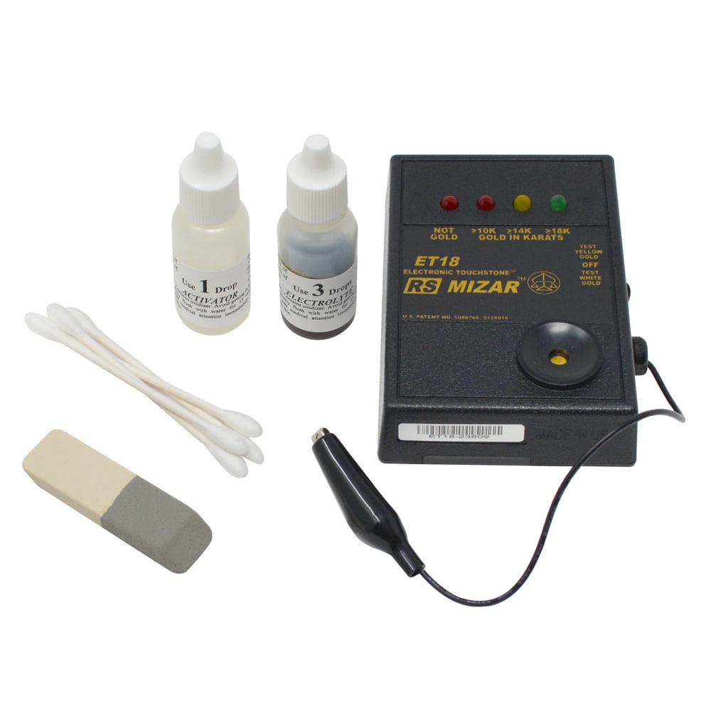 ET18 Mizar Electric Gold Tester Karat Value Jewelry Scrap Testing Kit