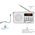 thumbnail image 3 of Mini Radio FM L-938, Altavoz Estéreo Portátil Digital, Reproductor de Audio MP3, Sonido de Alta Fidelidad, Pantalla de 1,5 Pulgadas., 3 of 5