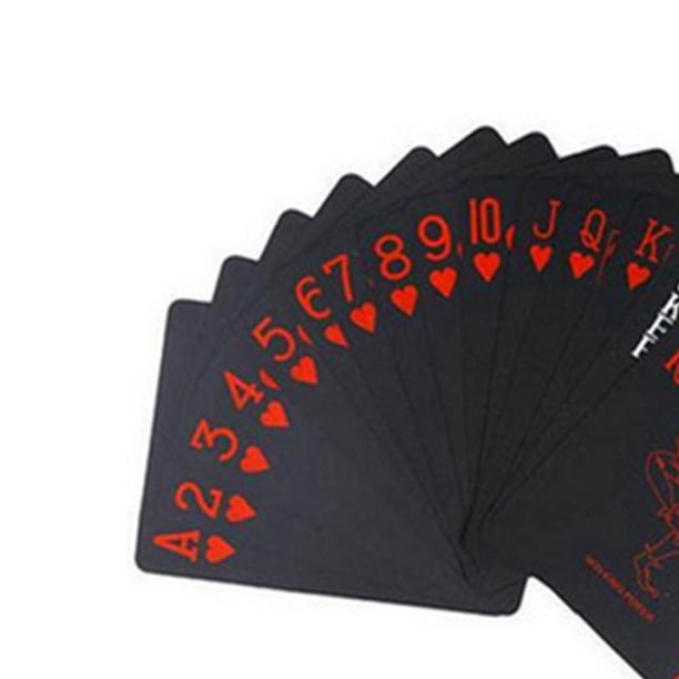 Poker Cards, Quick Identification 4 Decks Clear Printing