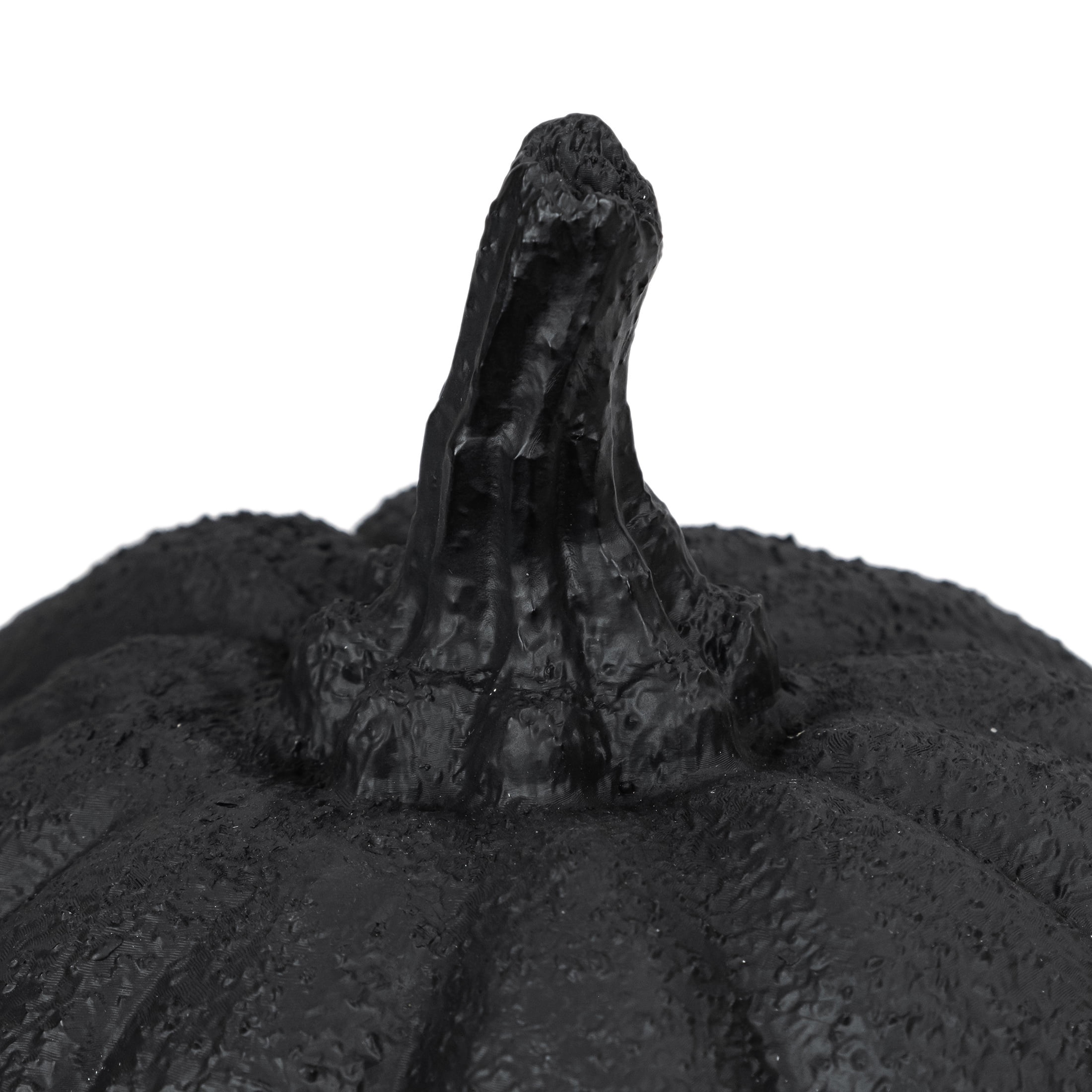 My Texas House Halloween Jack-o'-Lantern Tabletop Decoration, Black, 9"