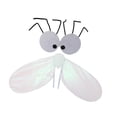 thumbnail image 2 of Conjunto de alas y máscara de mosca, regalos divertidos, gafas de rol, diadema para mascarada Blanco, 2 of 9