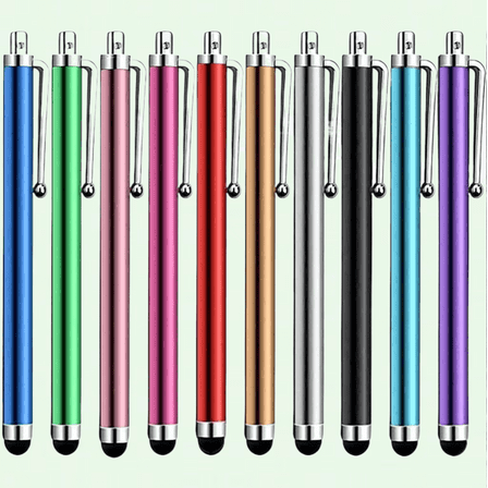 Stylus Pens [10 Pack] for Tablets, iPad, iPhone, Samsung Galaxy - Multiple Colors