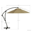 thumbnail image 4 of California Umbrella 9' Cantilever Umbrella in Champagne, 4 of 5