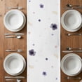 thumbnail image 4 of Table Runner 90 Inches Long for Kitchen Dining, Purple Flowers Dresser Scarf Farmhouse, Dining Table Decorations for Wedding/Parties, Spring Floral Elegant Pastoral Watercolor 13 x 90 In, 4 of 8