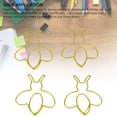 thumbnail image 3 of Clips De Papel De Abeja De Dibujos Animados 80pcs Lindos Marcadores Clips Clips Planificadores Clips Para Suministros Escolares De Oficina Con Caja Transparente Para Maestros, 3 of 7