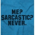 thumbnail image 2 of Me Sarcastic Never Humorous Attitude Men's Graphic T Shirt Tees Brisco Brands X, 2 of 6