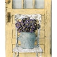 thumbnail image 2 of Atria, Cristin 26x31 Black Ornate Wood Framed with Double Matting Museum Art Print Titled - Cottage Bouquet I, 2 of 4