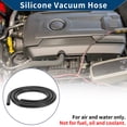 thumbnail image 2 of Unique Bargains Silicone Vacuum Tubing Hose Automotive Vacuum Line High Temperature 3.3 Ft 5/16" 8mm ID 3mm Thickness 1 Pc Black 130PSI Max Pressure, 2 of 8