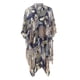 thumbnail image 4 of Kimono para mujer, traje de baño de playa, cárdigan de gasa, estampado floral de verano Fridja  hkj2144, 4 of 9