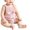 Pink, variant on THLKIF Baby Overalls Corduroy Sleeveless 1st Birthday Cookie Embroidery Button Strap Outfit 6-12 Months Pink