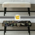 thumbnail image 5 of Xoenoiee Boho Dragonfly Print Rectangle Bench Covers, Wear Resistant Bench Slipcover Washable Bench Seat Protector Cover for Dining Room, Living Room, Bedroom, Kitchen, 5 of 7