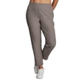 thumbnail image 4 of RBX Active Women's Plus Size Ribbed Side Woven Ankle Pant With Pockets, 4 of 6