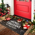 thumbnail image 5 of Merry Christmas Christmas Doormat Snowman Decorative Door Mat Christmas Winter Holiday Non Slip Floor Rugs Snowman Kitchen Rug for Home Indoor Outdoor Entrance Decor 16x24in, 5 of 6