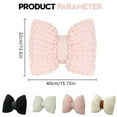 thumbnail image 3 of Bow Pillow Bow Shaped Pillow Decorative, Furenl Cute Bow Shaped Pillow | Decorative Lumbar Cushion for Sofa, Couch, Bed, & Car Backrest, Pink, 3 of 9