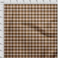 thumbnail image 4 of oneOone Polyester Spandex Orange Fabric Check Craft Projects Decor Fabric Printed By The Yard 56 Inch Wide, 4 of 4