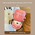thumbnail image 3 of Iumwxz Big Belly Cup 'S Insulated Cup Earphone Bear Insulated Cup Cute and Straw Cup Compact and Portable Clearance Sales Christmas Ornaments home decor christmas clearance outdoors indoor, 3 of 5