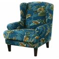 thumbnail image 1 of Funda elástica para sillón orejero NQ poliéster-algodón verde, 1 of 5