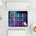 thumbnail image 5 of Coollooc 2026 Calendar Mouse Pad Desk Mat, 10x8 Inch Office Small Mouse Pad, Waterproof Non-Slip Rubber Base for Home Office Gaming Computer Laptop PC Accessories Mousepad(D Style), 5 of 7