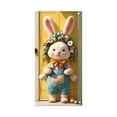 thumbnail image 2 of Housse de Porte de Pâques, Décoration de Fête avec Rideau Horizontal, pour Séance Photo Extérieure, Couleur, 2 of 6