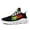 FN003-25006122-11w, variant on Lightweight Casual Tennis Shoes for Women Featuring a Vibrant Neon Rasta Design with The Phrase 'One Love' Print, Low Top Sneakers Suitable for Running/Walking/Outdoor Activity