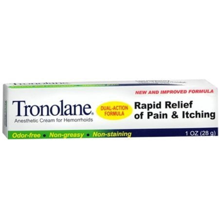 Tronolane Dual Action Anesthetic Cream For Hemorrhoids 1 (Best Over The Counter Retinol)