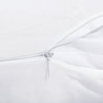 thumbnail image 2 of Flxxie Velvet Soft and Cozy Body Pillowcase, Luxury Fuzzy Long Body Pillow Cover with Zipper for All Seasons, 20"x54", White, 2 of 5