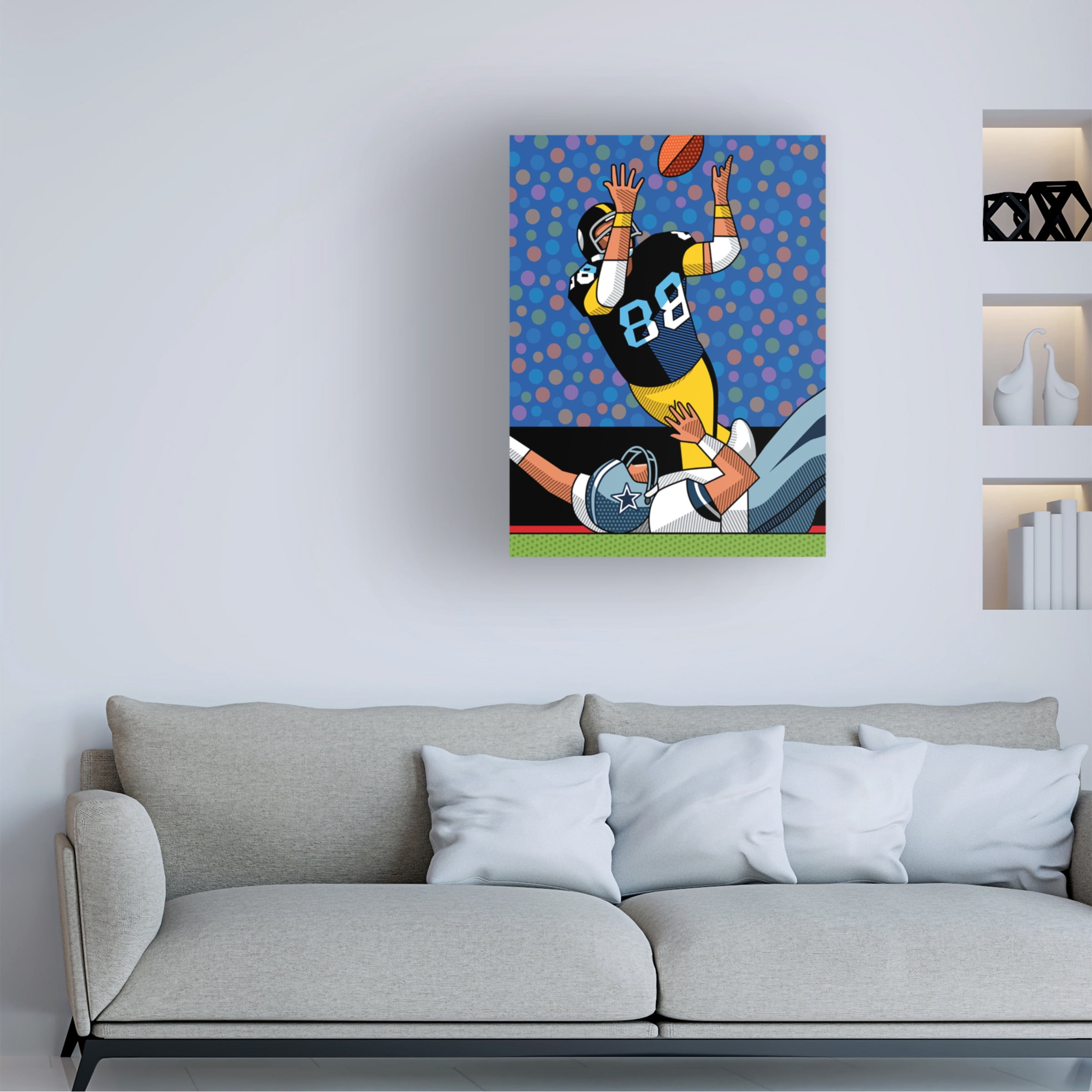 Ron Magnes 'Lynn Swann Super Bowl Catch' Canvas Art