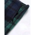 thumbnail image 4 of Womens Wool Plaid Mini Skirt Fall Winter High Waisted Bodycon Pencil Skirt Dark Green S, 4 of 7