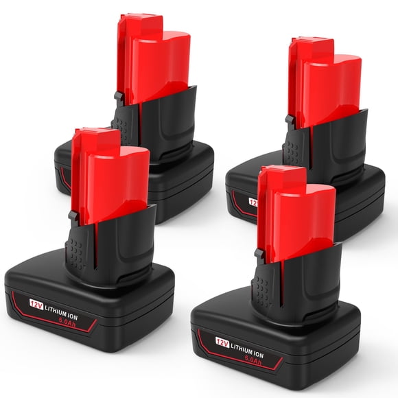 Batería de Repuesto WECACHWE 12V 6.0Ah para Herramientas Milwaukee