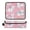 White Cat Pattern, variant on Hair Tool Organizer Bag with Heat Resistant Mat Removable Travel Storage Case for Hot Air Brushes Curling Irons White Butterflies Pattern