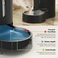 thumbnail image 4 of Automatic 6L Dog and Cat Water Dispenser with Stainless Steel Bowl Gravity Waterer,100% BPA-Free,Large Capacity and Drinking Area Noise-Free for Pets (6L Water Dispenser, Black), 4 of 11