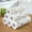 White, variant on 25 Sheets Roll Dry and Wet Disposable Kitchen Cleaning Towels, 2-in-1 Dishcloths for Countertop and Dish Drying, Strong Absorbent Paper Towels, Lint-Free and Biodegradable