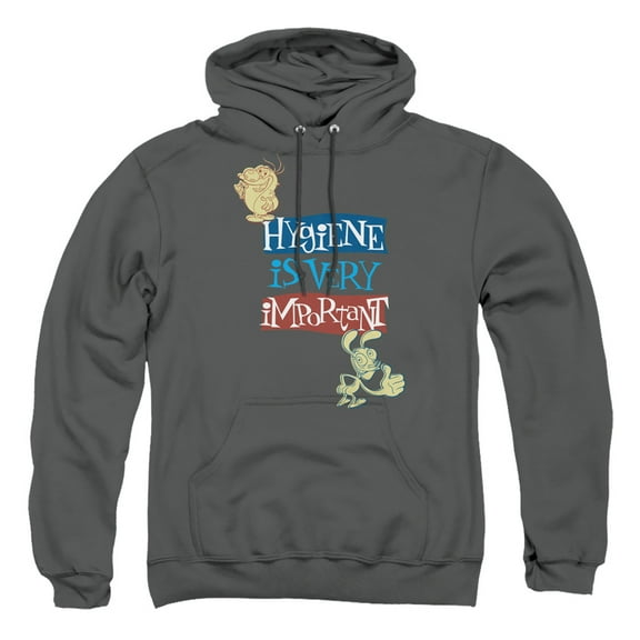 Ren And Stimpy Hygiene Is Very Important Unisex Adult Pull-Over Hoodie
