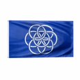 thumbnail image 1 of Tapiz con forma de bandera para colgar en la pared, planetas y tierras, 90 x 150 cm, 1 of 1
