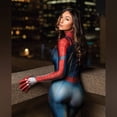 thumbnail image 4 of Disfraz de superhéroe Spiderman para mujer y niña, para Halloween, para PS4, traje de Zentai, mono para adultos y niños, 4 of 5