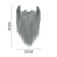thumbnail image 2 of XMMSWDLA Fake Beards False Beards Fake Mustache Fake Whisker for Costume Halloween Party Supplies Halloween Fake Beard Fake Mustaches Costume Whiskers Facial Hair, 2 of 5