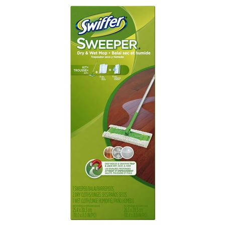 Swiffer Sweeper Floor Mop Starter Kit and Refills