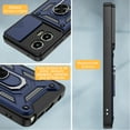 thumbnail image 3 of Elegant Choise Case with Slide Camera Lens Cover and Stand for Moto G Stylus 5G 2024, Blue, 3 of 15