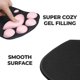 thumbnail image 4 of Cute Mouse Pad Wrist Support, Cat Paw Mouse Pad for Computer Non Slip Gaming Mouse Pad Smooth Ergonomic Mouse Pad with Wrist Rest Support, Black+Pink, 4 of 4