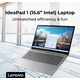 thumbnail image 2 of Lenovo IdeaPad 1 Laptop para Estudiantes Pantalla FHD de 15,6", Procesador Intel de Doble Núcleo, 12GB RAM, 128GB SSD + 256GB eMMC, 1 Año Office 365, Wi-Fi 6, Windows 11 Home, Gris, 2 of 5