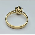 thumbnail image 4 of 2Ct Round Cut Simulated Red Garnet Women's Wedding Ring 14K Yellow Gold Plated, 4 of 5