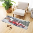 thumbnail image 4 of Coolnut Red Truck Farm Christmas Bathroom Rugs Floor Mats Non-Slip Soft Absorbent Microfibers Plush Bath Rugs for Bath Kitchen Shower Floor Home Decor Gifts, 4 of 7